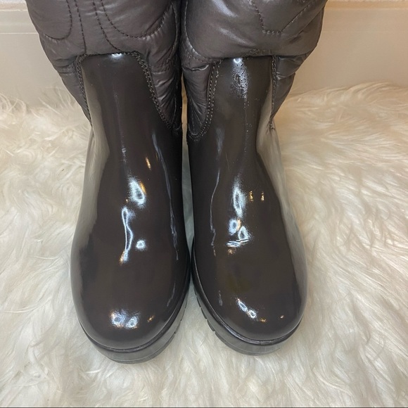 Coach Patent Leather Quilted Cantina Mid-Calf Boot - Picture 3 of 10